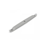 Держатель плоского кабеля двусторонний для прямого монтажа на 12 мест серый (20/260) Промрукав NEW