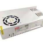 Драйвер 12V 400W IP20 (2 выхода) с кулером JLV-12400KS