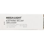 ДРОССЕЛЬ 2х36W электронный MEGALIGHT (10/100)