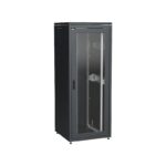 ITK LINEA N 42U 800х800мм стекл. пер. дв. задн. металл. чер. IEK E-PRO