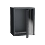 ITK Шкаф LINEA W 12U 600x450 мм дверь стекло, RAL9005 IEK E-PRO