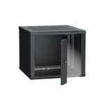 ITK Шкаф LINEA W 6U 600x600 мм дверь стекло, RAL9005 IEK E-PRO