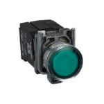 Кнопка 22 мм 230В с возвратом с подсветкой XB4BW3345