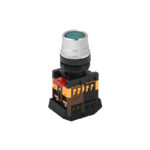 Кнопка ABLF-22 зеленый d22мм неон/240В 1з+1р IEK E-PRO