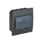 Корпус пластиковый ЩРВ-П-8 IP41 черный KREPTA 3 ИЭК