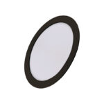 LED СПОТ ROUND/R PRO ЧЕРНЫЙ встр 7W 700Lm d120x20 4000K IP20 MEGALIGHT (100)