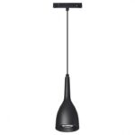 LED СВЕТИЛЬНИК ГРУША ПОДВЕСНОЙ (черный) 12W 90 ° 90х800 48V