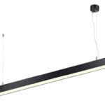 LED СВЕТИЛЬНИК ЛИНЕЙНЫЙ ПОДВЕСНОЙ МАТОВЫЙ (черный) 70W 120 ° 36х54х2000 4000К