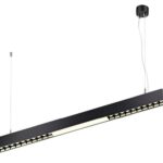 LED СВЕТИЛЬНИК ЛИНЕЙНЫЙ ПОДВЕСНОЙ С ЛИНЗОЙ (черный) 40W 120 ° 36х54х1200 4000К