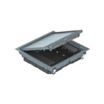 Лючок GES9 55Uдля 8 роз.Modul45 в 2xMT45V и 2xRJ45 в 2xMPMT45 (полиамид серый) E-PRO