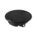 Лючок GES R2, IP66, IK10, нагрузка до 2039 кг, 40х140 мм (металл черный RAL 9005) E-PRO