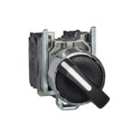 Переключатель Ø 22 - 3 позиции+/-45°- 2 NO- пружинныйвозвраток - ATEX XB4BD53EX