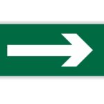 ПИКТОГРАММА "СТРЕЛКА" для LED ДБА EXIT 330x120 MEGALIGHT