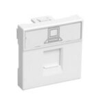 Розетка информационная RJ-45 UTP кат.5е,2 модуль РКИ-20-00-П ПРАЙМЕР (100)