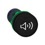 Зуммер в сборе, пластик, Ø22, непрерывный или прерывистый сигнал, 110...120 V AC XB5KSG
